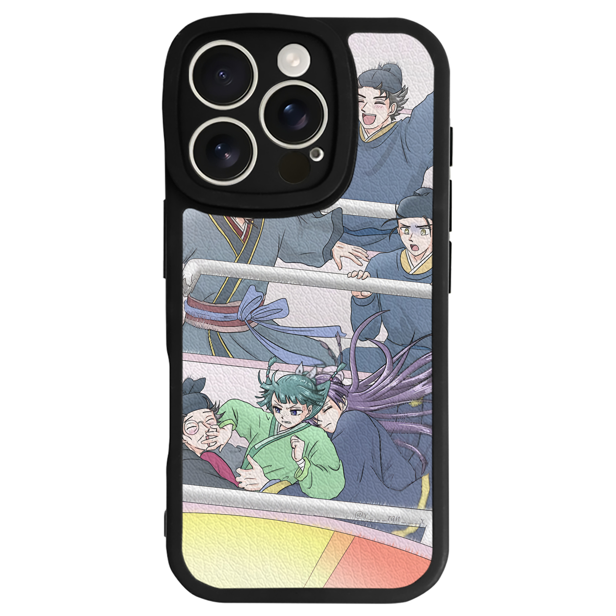 （画像用） 薬屋のひとりごと The Apothecary Diaries 【iPhone 16シリーズ対応】シリコンスマホケース（レザー調） 材質：シリコン